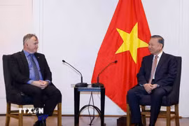 Tổng Bí thư, Chủ tịch nước Tô Lâm tiếp ông Craig Bradshaw, Giám đốc điều hành Công ty EQ Resources Limited (Australia). (Ảnh: Thống Nhất/TTXVN)