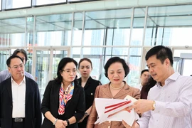 Phó Thủ tướng Phạm Thị Thanh Trà kiểm tra công tác chuẩn bị Đại hội Thi đua yêu nước toàn quốc lần thứ XI. (Nguồn: Báo Điện tử Chính phủ)