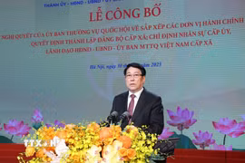 Chủ tịch nước Lương Cường phát biểu chỉ đạo. (Ảnh: Lâm Khánh/TTXVN)