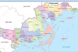 54 đơn vị hành chính cấp xã của tỉnh Quảng Ninh năm 2025