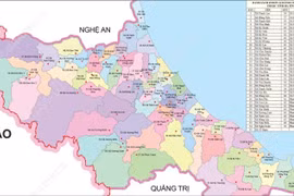 69 đơn vị hành chính cấp xã của tỉnh Hà Tĩnh năm 2025