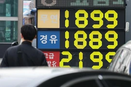 Giá xăng dầu tại Hàn Quốc ngày 22/3. (Nguồn: Yonhap)