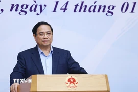 Thủ tướng Phạm Minh Chính chủ trì Hội nghị tổng kết công tác năm 2025 của Ban Chỉ đạo Quốc gia về hội nhập quốc tế. (Ảnh: Dương Giang/TTXVN)