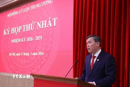 Giáo sư, Tiến sỹ Lê Văn Lợi, Chủ tịch Viện Hàn lâm Khoa học xã hội Việt Nam. (Nguồn: TTXVN)