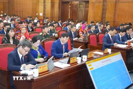 Đại biểu tham dự Kỳ họp. (Ảnh: Xuân Tư/TTXVN)