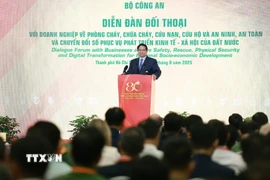 Thủ tướng Phạm Minh Chính phát biểu tại Diễn đàn. (Ảnh: Dương Giang/TTXVN)