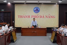 Quang cảnh Hội nghị tập huấn công tác triển khai vận hành thử nghiệm hoạt động của phường, xã mới, được tổ chức trực tiếp kết hợp trực tuyến tới các địa phương của thành phố Đà Nẵng và tỉnh Quảng Nam. (Ảnh: Quốc Dũng/TTXVN)