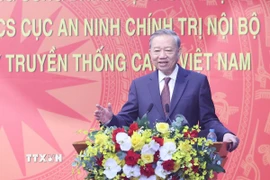 Tổng Bí thư Tô Lâm phát biểu. (Ảnh: Thống Nhất/TTXVN)