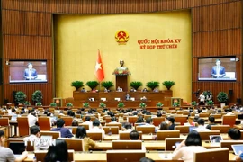 Quang cảnh phiên chất vấn của Quốc hội. (Ảnh: Doãn Tấn/TTXVN)