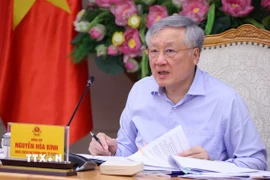 Phó Thủ tướng Thường trực Nguyễn Hòa Bình. (Ảnh: Văn Điệp/TTXVN)