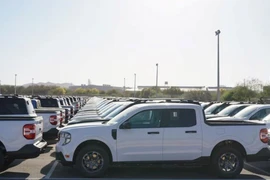 Xe ôtô của hãng Ford tại nhà máy ở Hermosillo, bang Sonora, Mexico, ngày 26/3/2025. (Ảnh: Reuters/TTXVN)