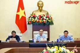 Chủ tịch Quốc hội Trần Thanh Mẫn phát biểu. (Ảnh: Doãn Tấn/TTXVN)