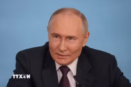 Tổng thống Nga Vladimir Putin. (Ảnh: AA/TTXVN)