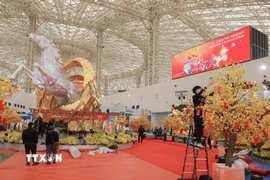 Hội chợ mùa Xuân lần thứ nhất. (Ảnh: Phan Phương/TTXVN)