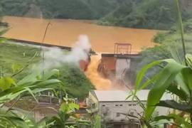 Vỡ đập thủy điện Bắc Khê ở Lạng Sơn.