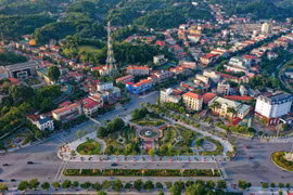 Trung tâm thành phố Yên Bái. (Nguồn: Vietnam+)