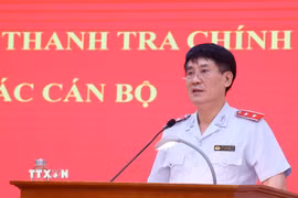 Phó Tổng Thanh tra Chính phủ Lê Sỹ Bảy. (Ảnh: Văn Điệp/TTXVN)