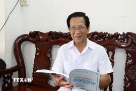 Ông Thạch Dư, nguyên thứ trưởng Bộ Ngoại giao, nguyên Đại sứ đặc mệnh toàn quyền Việt Nam tại Vương quốc Campuchia. (Ảnh: TTXVN phát)