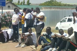 Vòng sơ tuyển cho đợt tuyển quân 2025-2026 diễn ra tại Sân vận động El-Wak ở thủ đô Accra. (Nguồn: BBC)