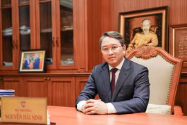 Ủy viên Trung ương Đảng, Bộ trưởng Bộ Tư pháp Nguyễn Hải Ninh. (Ảnh: P.Mai)