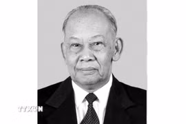 Đồng chí Đại tướng Khamtai Siphandone, nguyên Chủ tịch Ban Chấp hành Trung ương Đảng Nhân dân Cách mạng Lào, nguyên Chủ tịch nước Cộng hòa Dân chủ Nhân dân Lào. (Ảnh: TTXVN phát)