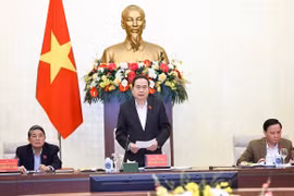 Chủ tịch Quốc hội Trần Thanh Mẫn phát biểu. (Ảnh: Doãn Tấn/TTXVN)