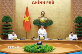Thủ tướng Lê Minh Hưng chủ trì phiên họp Chính phủ thường kỳ tháng 5 năm 2026. (Ảnh: Dương Giang/TTXVN)
