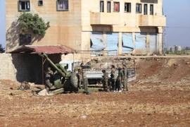 Lực lượng an ninh Syria được triển khai tại thành phố Sweida. (Ảnh: THX/TTXVN)
