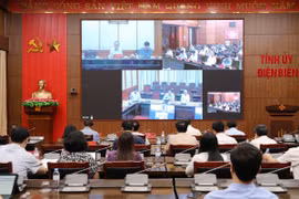 Quang cảnh buổi làm việc. (Ảnh: Trung Kiên/TTXVN)