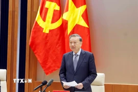 Tổng Bí thư Tô Lâm phát biểu. (Ảnh: Thống Nhất/TTXVN)