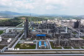 Nhà máy lọc hóa dầu Nghi Sơn nằm trong khu kinh tế Nghi Sơn, phường Nghi Sơn, tỉnh Thanh Hóa. (Ảnh: Vũ Sinh/TTXVN)