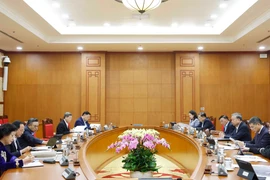 Tổng Bí thư Tô Lâm chủ trì phiên họp của Ban Bí thư để cho ý kiến về báo cáo một số tình hình nổi bật triển khai thực hiện Chỉ thị số 55-CT/TW, ngày 22/12/2025 của Ban Bí thư về việc tổ chức Tết Bính Ngọ 2026. (Ảnh: Thống Nhất/TTXVN)