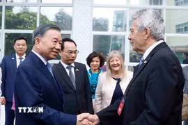 Tổng Bí thư, Chủ tịch nước Tô Lâm tới dự Diễn đàn Giáo dục đại học và Giáo dục nghề nghiệp Việt Nam-New Zealand 2026, tại Trường Đại học Công nghệ Auckland. (Ảnh: Thống Nhất/TTXVN)