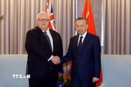 Tổng Bí thư, Chủ tịch nước Tô Lâm hội kiến Chủ tịch Quốc hội New Zealand Gerry Brownlee. (Ảnh: Thống Nhất/TTXVN)