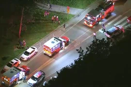 Hiện trường vụ xả súng. (Nguồn: 6abc)