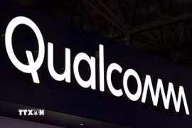 Biểu tượng Qualcomm. (Ảnh: AFP/TTXVN)