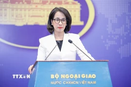 Người Phát ngôn Bộ Ngoại giao Việt Nam Phạm Thu Hằng. (Ảnh: TTXVN phát)