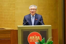 Phó Thủ tướng Thường trực Chính phủ Nguyễn Hòa Bình phát biểu. (Ảnh: Doãn Tấn/TTXVN)