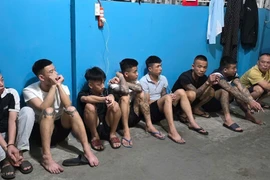 Các đối tượng của vụ án. (Ảnh: TTXVN phát)