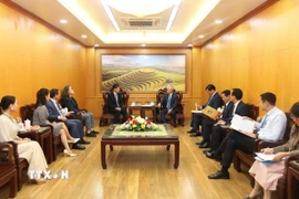 Quang cảnh buổi tiếp. (Ảnh: TTXVN phát)