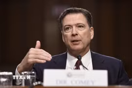 Cựu Giám đốc FBI James Comey. (Ảnh: CNN/TTXVN)