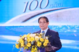 Thủ tướng Phạm Minh Chính phát biểu chỉ đạo tại Lễ trao Giải Báo chí Quốc gia lần thứ 19 - năm 2024. (Ảnh: Dương Giang/TTXVN)