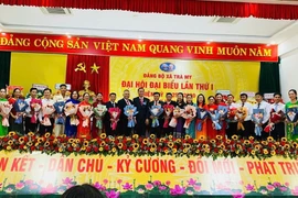 Ban Chấp hành Đảng bộ xã Trà My ra mắt. (Nguồn: Báo Đà Nẵng)