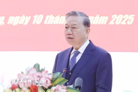 Tổng Bí thư Tô Lâm phát biểu chỉ đạo. (Ảnh: Thống Nhất/TTXVN)
