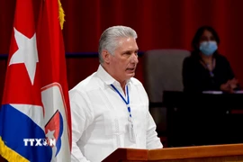 Chủ tịch Cuba Miguel Diaz‑Canel. (Ảnh: THX/TTXVN)
