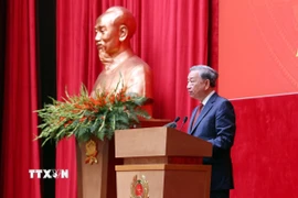 Tổng Bí thư Tô Lâm phát biểu. (Ảnh: Phạm Kiên/TTXVN)