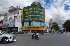 Một cơ sở Nha khoa Quốc tế Tuệ Minh ở Cần Thơ. (Ảnh: TTXVN phát)