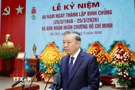 Tổng Bí thư Tô Lâm phát biểu chỉ đạo. (Ảnh: Thống Nhất/TTXVN)