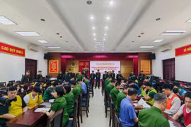 Khởi tố 187 bị can liên quan đến lừa đảo mua bán gói nghỉ dưỡng, du lịch. (Nguồn: Công an thành phố Hà Nội)