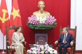 Tổng Bí thư Tô Lâm tiếp Tổng Giám đốc UNESCO Audrey Azoulay. (Ảnh: Thống Nhất/TTXVN)